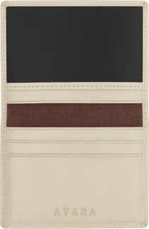 Fold Wallet, Beige